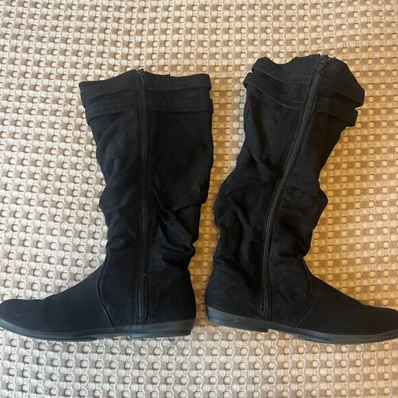 Studio Works Comfort Lila Size 8.5M Black Boots - Picture 3 of 5